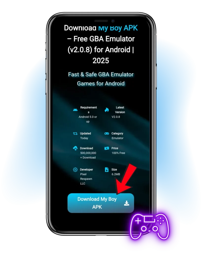 Download My Boy APK Free GBA Emulator (v2.0.9) for Android | 2026 22 Download the APK